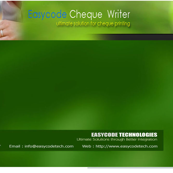 easycode cheque writer