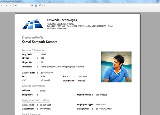 easycode payroll profile