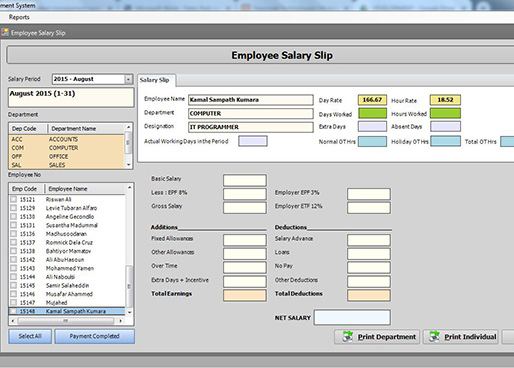 easycode salary slip generation